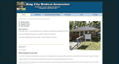 Desktop Screenshot of kingcitymedical.com